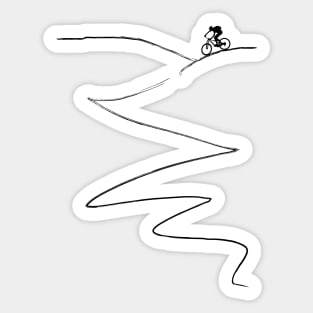 Mountain Bike Mountainbike cycling bicycle cyclist gift Sticker